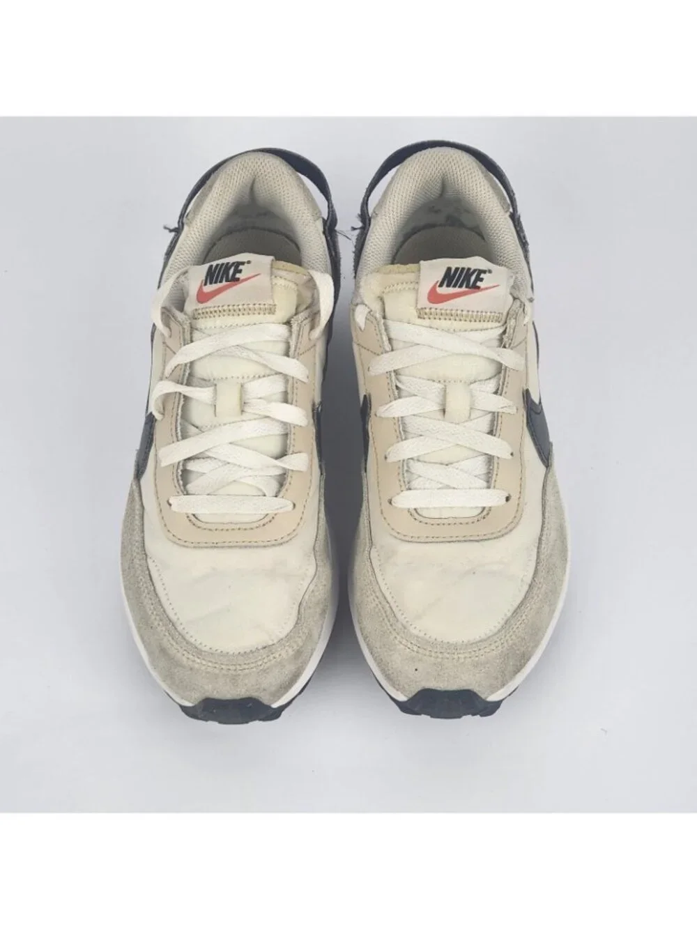 Nike Waffle Debut DH9523-102 Women's US 8 Running Shoes White Athletic Sneakers